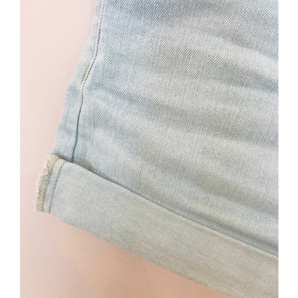 High Waisted Denim Shorts - Picture 2 of 2